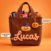 Halloween Candy Bag for Kids Personalized with Name
