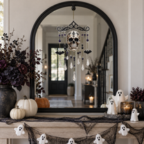 Halloween Colorful Sugar Skull Acrylic Wind Chime