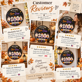 Personalized Boo Crew Halloween Door Hanger Wall Sign