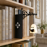 Personalized Book Tavern Lamp – Custom Bookshelf Light, Halloween Library Lamp & Gothic Book Nook Decor