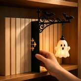Personalized Book Tavern Lamp – Custom Bookshelf Light, Halloween Library Lamp & Gothic Book Nook Decor