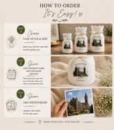 Custom University Vase – Personalized College Graduation Gift, Class of 2026 Keepsake