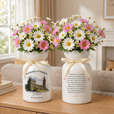 Custom University Vase – Personalized College Graduation Gift, Class of 2026 Keepsake