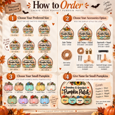 Personalized Pumpkin Patch Sign for Grandma & Grandpa