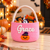 Personalized Halloween Basket for a More Memorable Trick-or-Treat Night