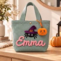 Halloween Candy Bag for Kids Personalized with Name