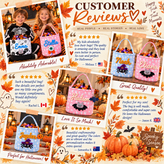 Personalized Halloween Candy Bag for Kids with Custom Name