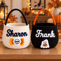 Personalized Halloween Basket for a More Memorable Trick-or-Treat Night