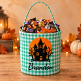 Personalized Halloween Basket for Kids – Trick or Treat Bag