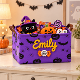 Personalized Halloween Boo Basket for Kids