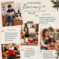 Halloween Character Plush Toy Collection for Kids