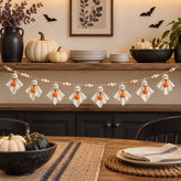 Halloween Ghost Garland / Mantel Hanging Decoration