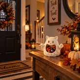 Halloween Ghost Candy Bowl – Cute Spooky Treat Holder for Halloween Displays