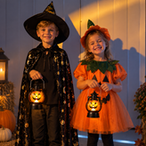 Halloween Lantern – Retro Pumpkin Light for Kids