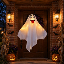 LED Glowing Hanging Ghost Decoration