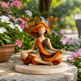 Handmade Earth Goddess Statue | Premium Meditation Sculpture