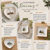 Personalized College Graduation Ring Dish, Custom University Keepsake Gift