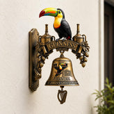 Guinness Toucan Wall Mounted Bell - Housewarming Gift