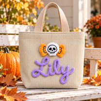 Halloween Candy Bag for Kids Personalized with Name
