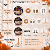 Personalized Boo Crew Halloween Door Hanger Wall Sign