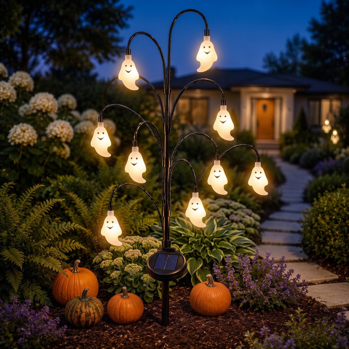 Halloween Ghost Solar Powered Light | Garden Light Halloween