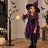 Lighted Hanging Ghost Decor, Halloween LED String Lights, Indoor Party for Halloween Party, Halloween Tree