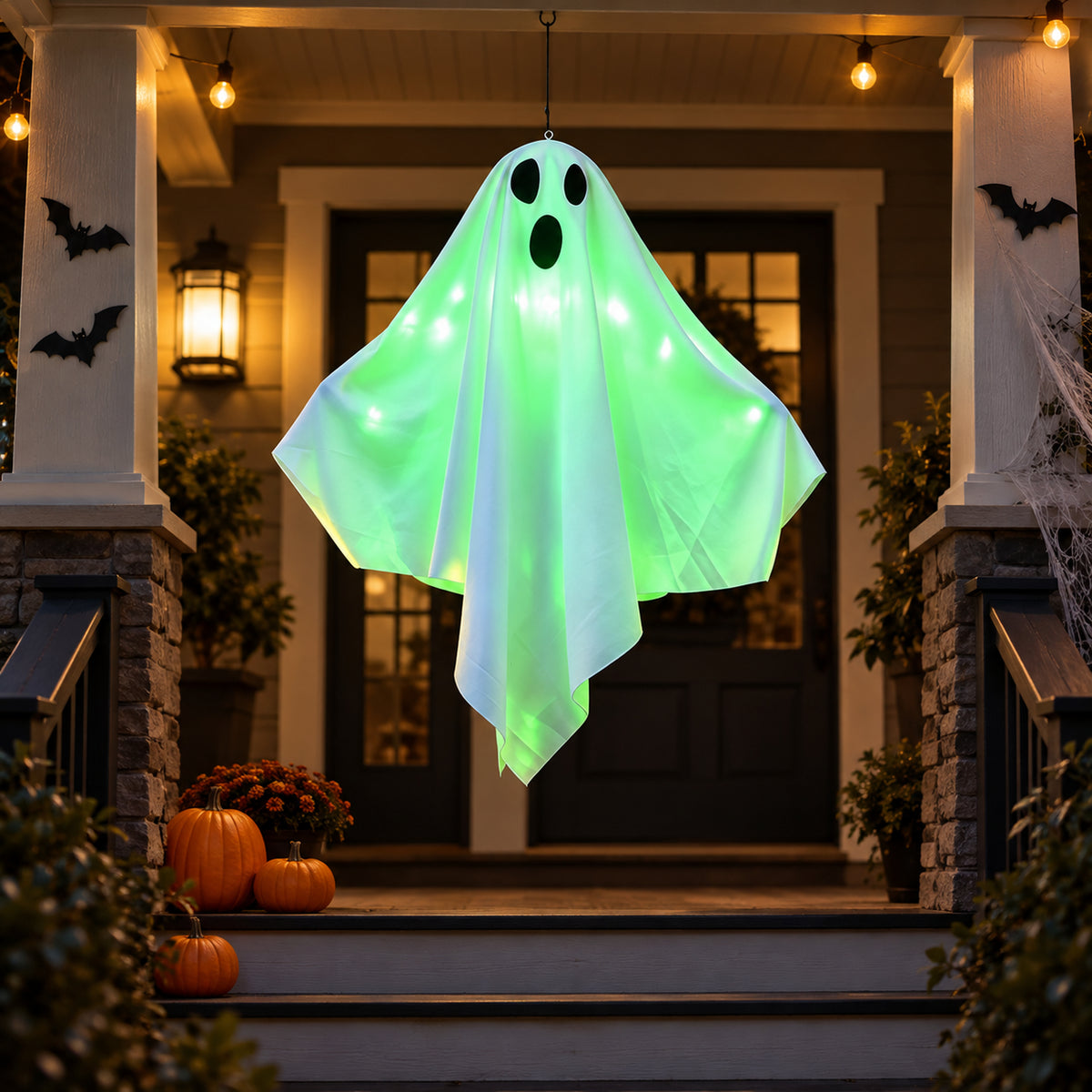 LED Glowing Hanging Ghost Decoration