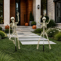 Halloween Solar Powered Skeleton Light | Porch Light, Garden Light, Spooky Lights