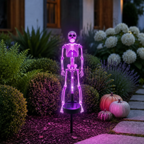 Halloween Skeleton Light | Porch Light, Garden Light, Spooky Lights
