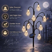 Halloween Solar Garden Light, Skeleton Hand Pathway Light – Spooky Outdoor Yard, Lawn & Walkway Decoration