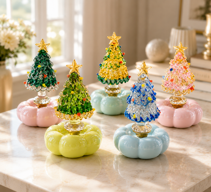 Handmade Stained Glass Christmas Tree – Unique Holiday Keepsake & Christmas Gift