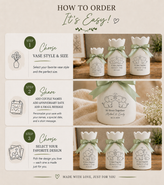 Ivory Anniversary Flower Vase – Personalized 14th Wedding Anniversary Gift for Couples