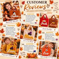 Halloween Candy Bag for Kids Personalized with Name