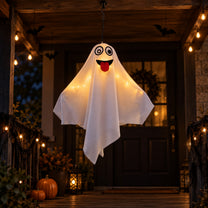 LED Glowing Hanging Ghost Decoration