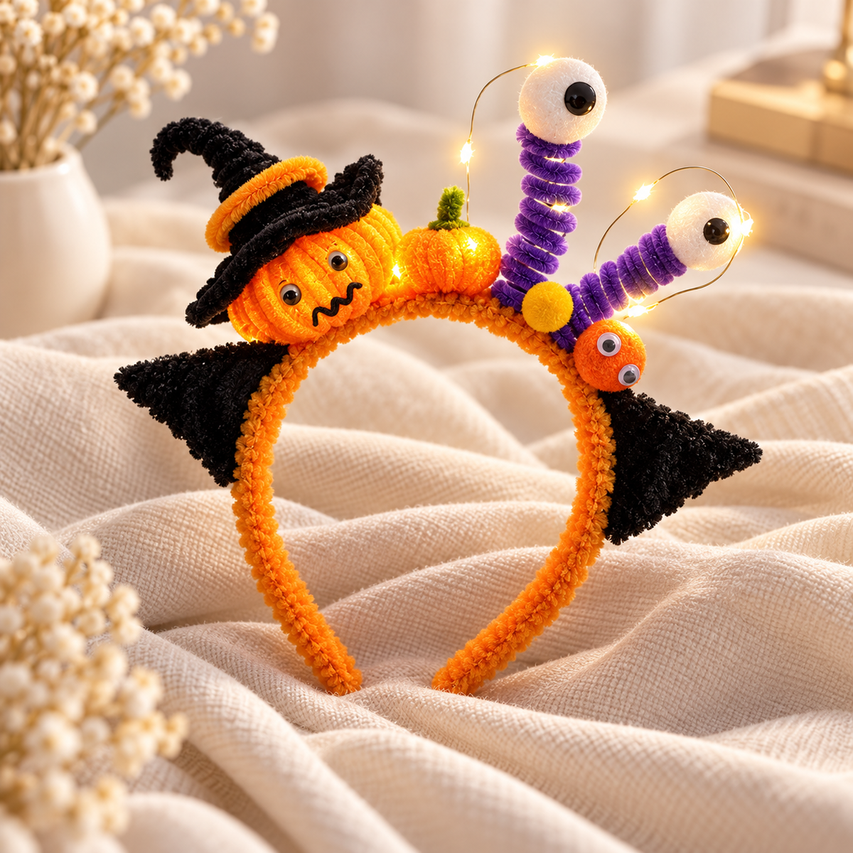Halloween Headband with LED & Halloween Hair Accessories