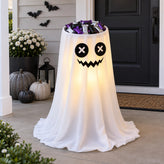 Adjustable Height Glowing Ghost Candy Bowl