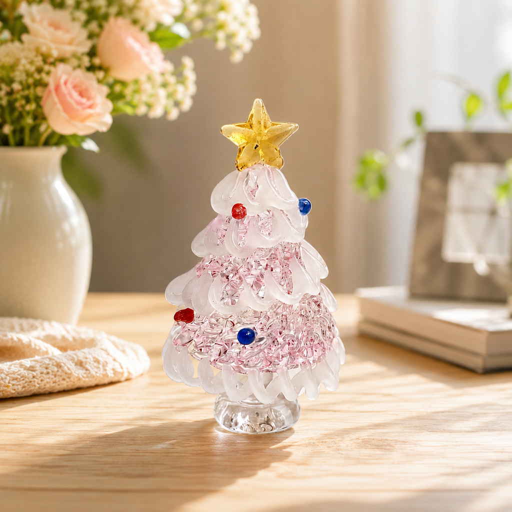 Handmade Stained Glass Christmas Tree – Unique Holiday Keepsake & Christmas Gift