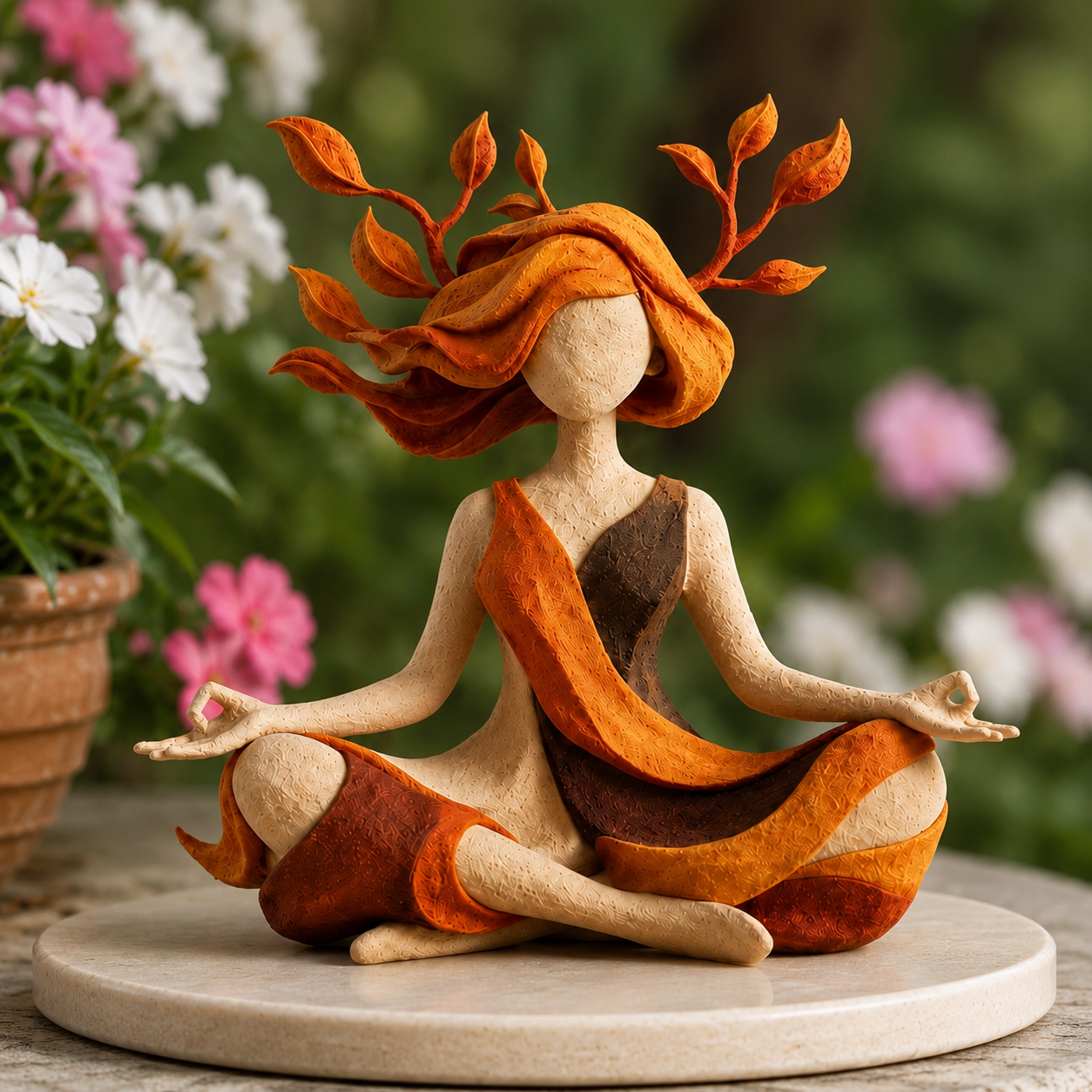 Handmade Earth Goddess Statue | Premium Meditation Sculpture
