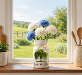 Personalized 9th Anniversary Willow Tree Flower Vase – Custom Ceramic Anniversary Gift for Wife & Couples