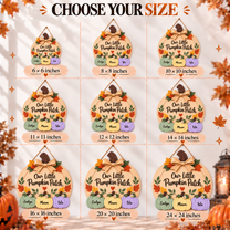 Personalized Grandma & Grandpa’s Pumpkin Patch Door Hanger