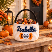 Personalized Halloween Basket for a More Memorable Trick-or-Treat Night