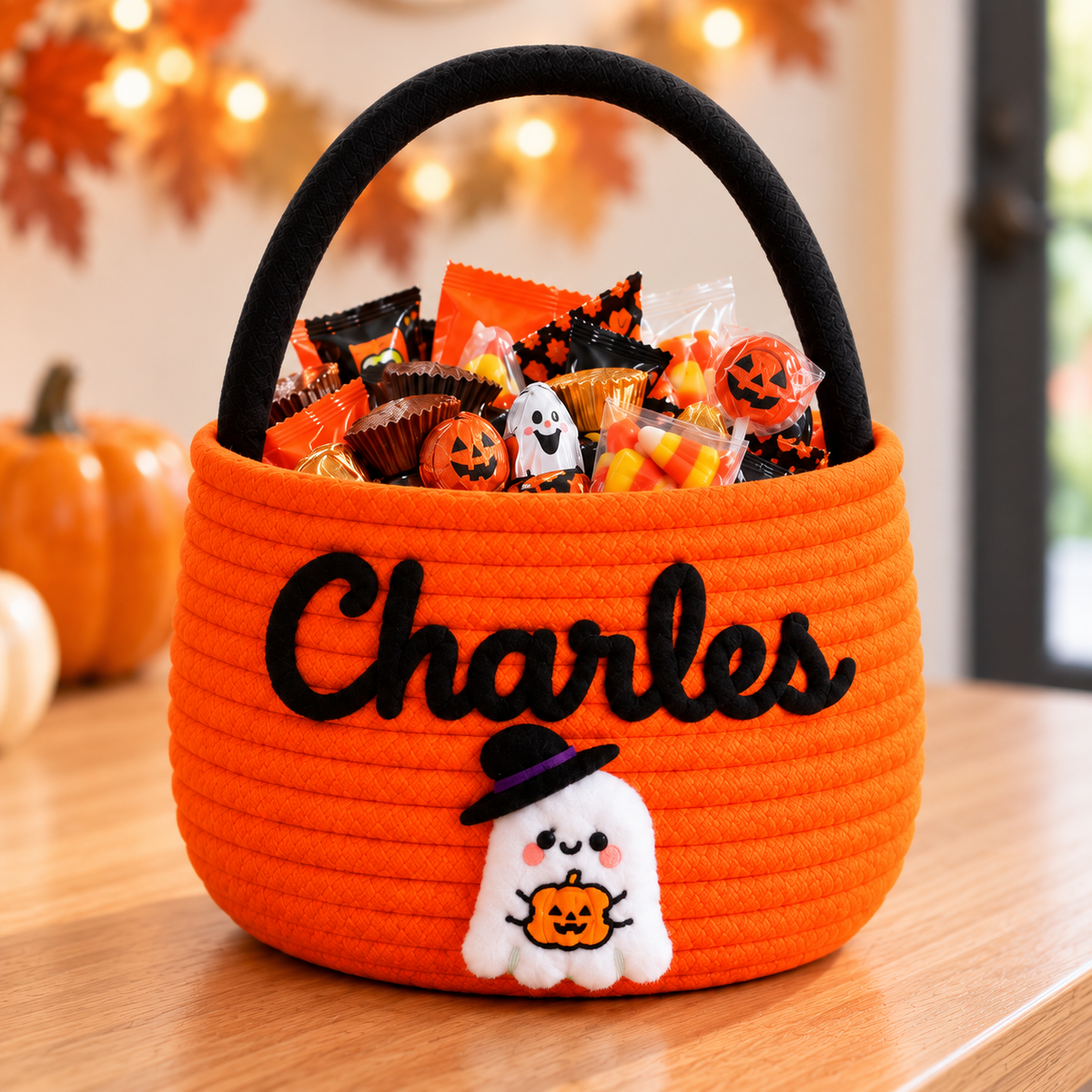 Personalized Halloween Basket for a More Memorable Trick-or-Treat Night