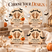 DIY Halloween Footprint Sign – Baby’s First Halloween Keepsake