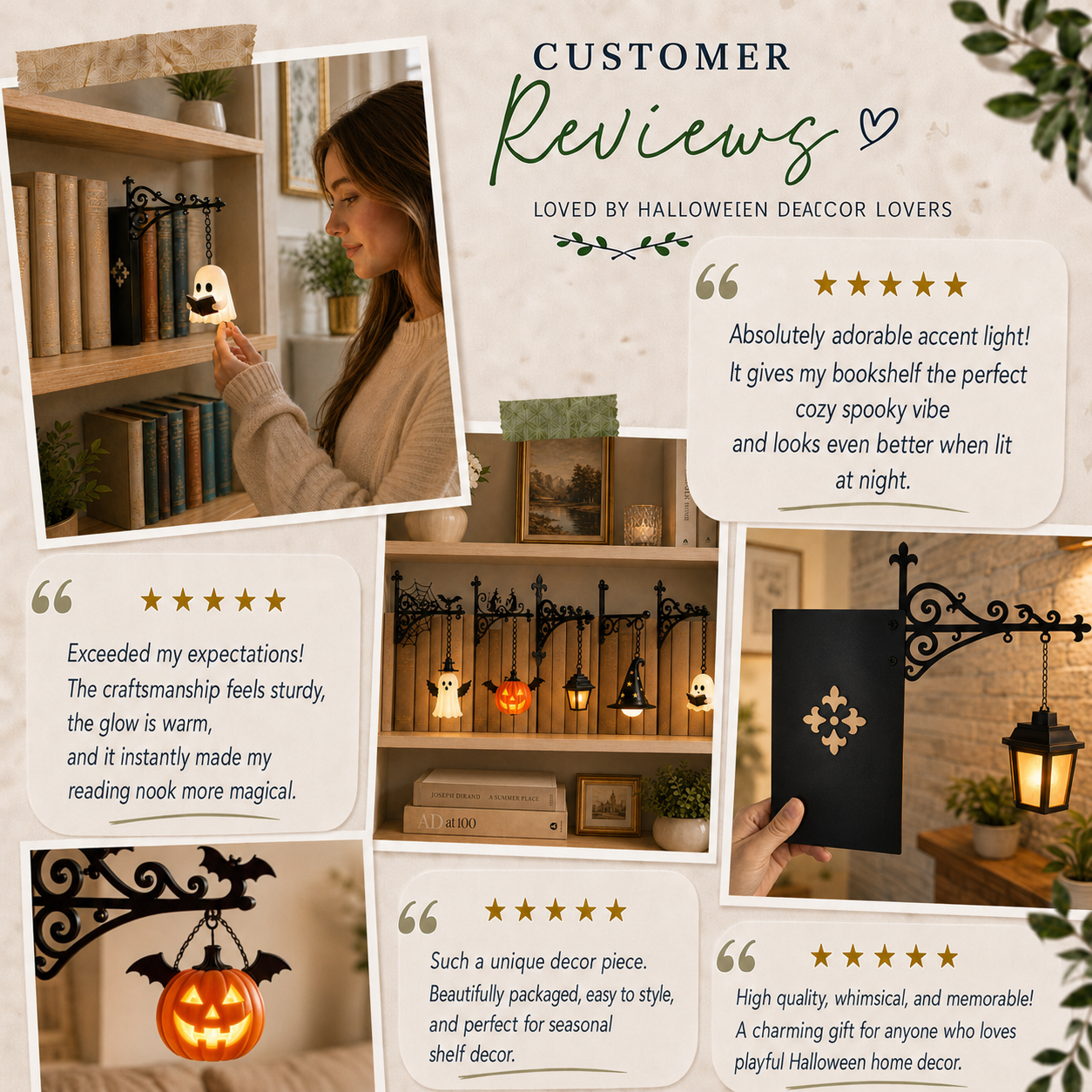 Personalized Book Tavern Lamp – Custom Bookshelf Light, Halloween Library Lamp & Gothic Book Nook Decor