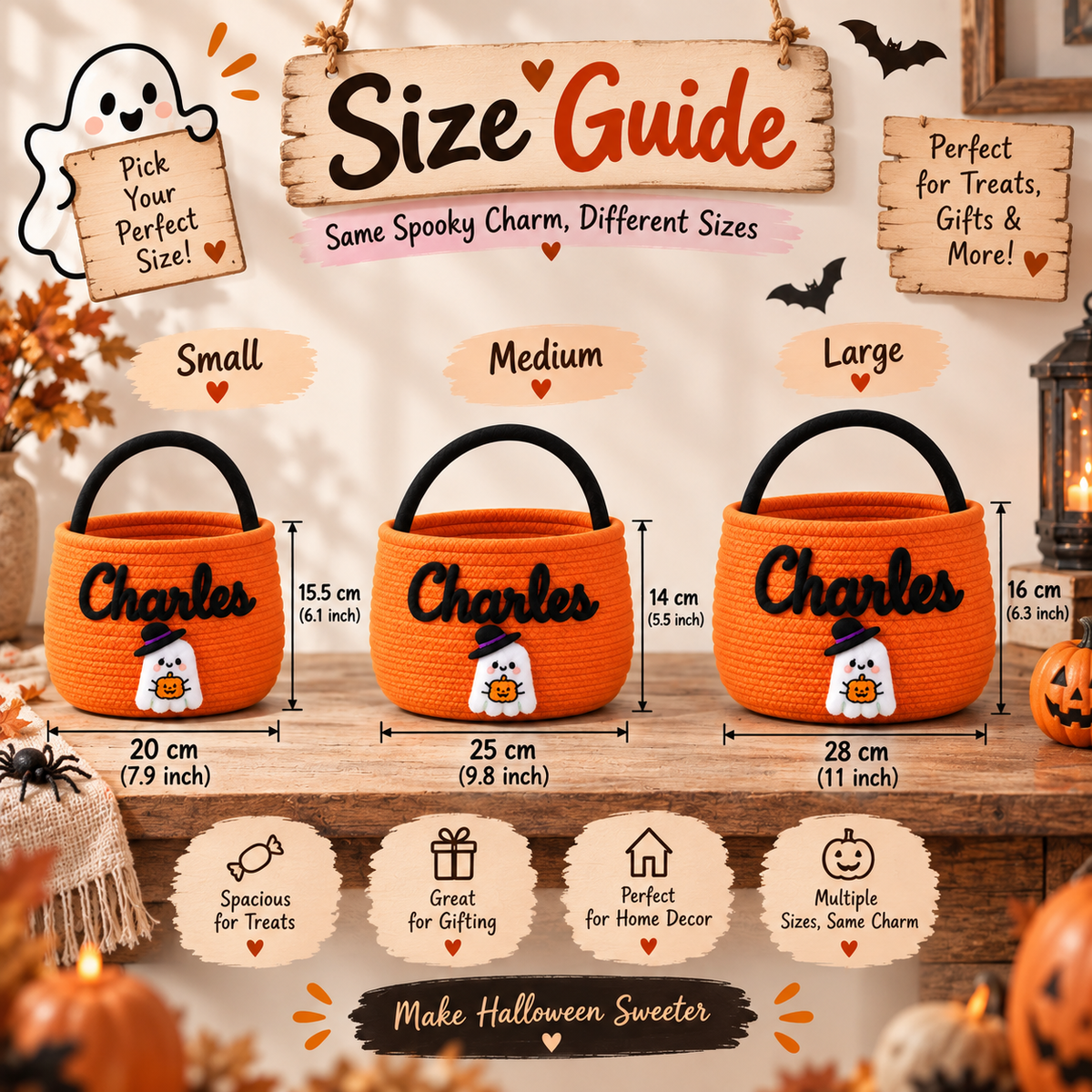Personalized Halloween Basket for a More Memorable Trick-or-Treat Night