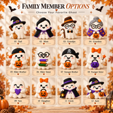 Personalized Boo Crew Halloween Door Hanger Wall Sign