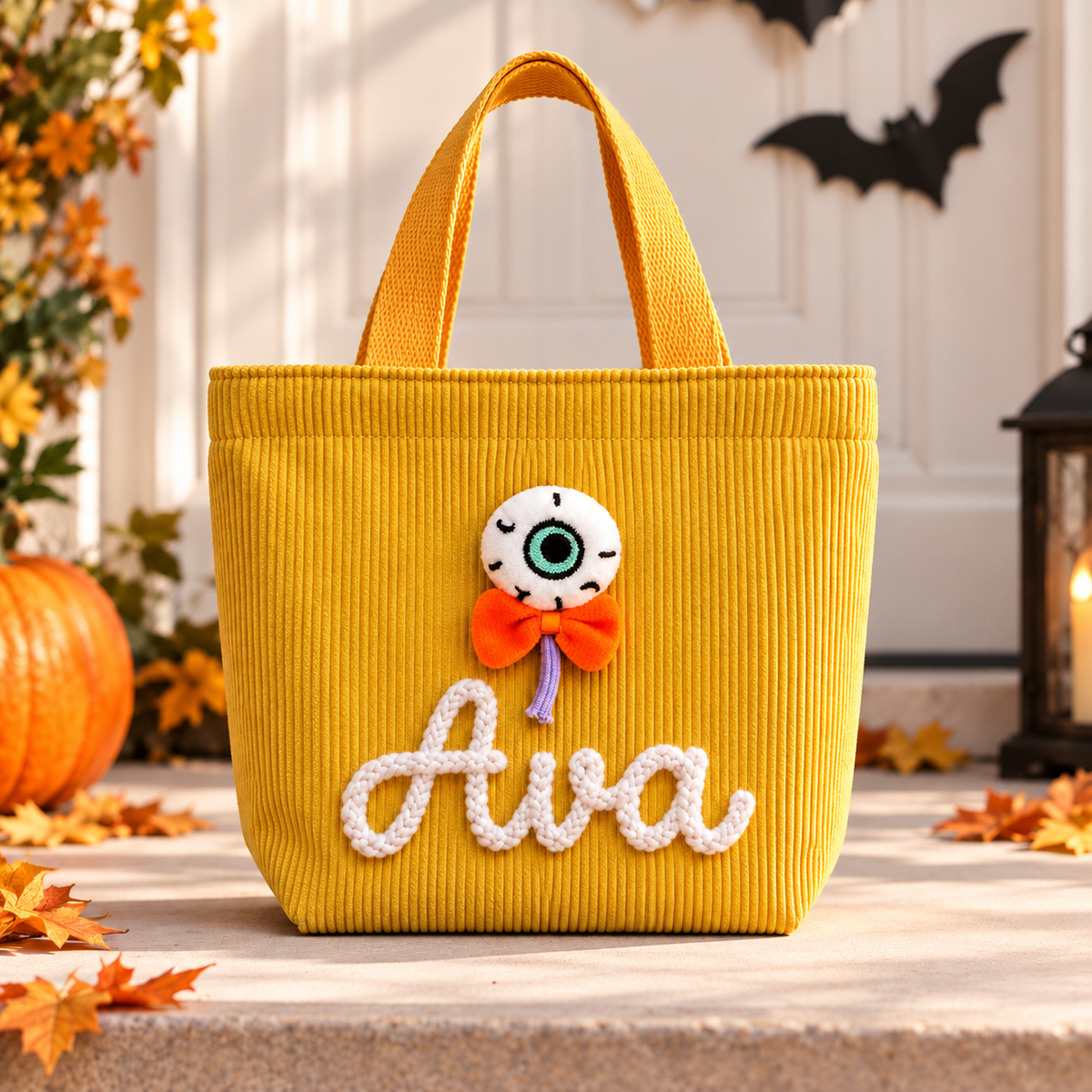 Halloween Candy Bag for Kids Personalized with Name