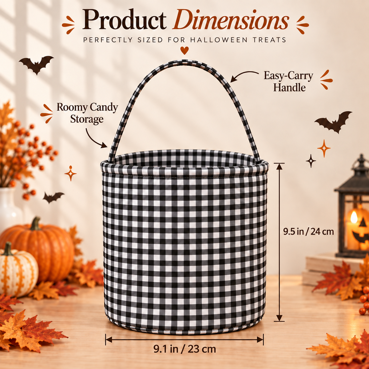 Personalized Halloween Basket for Kids – Trick or Treat Bag