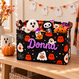 Personalized Halloween Boo Basket for Kids