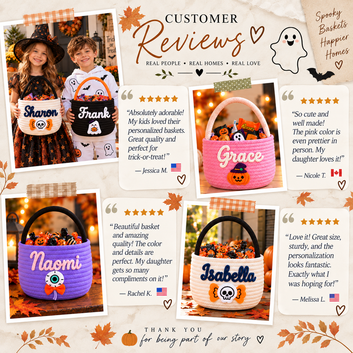 Personalized Halloween Basket for a More Memorable Trick-or-Treat Night